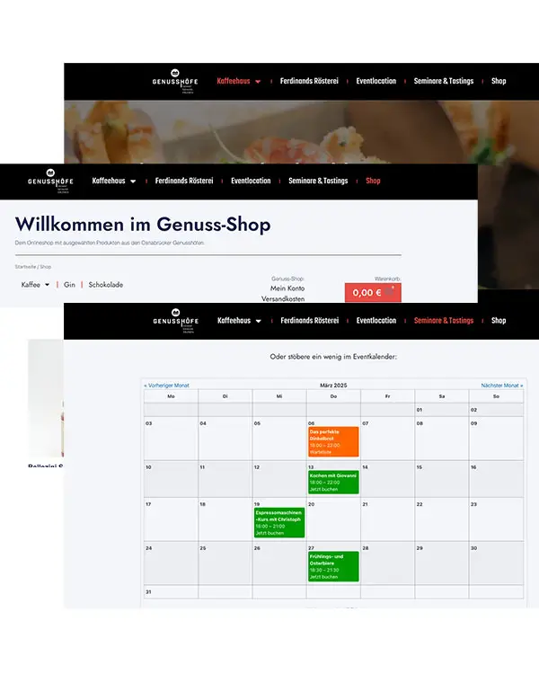 Vorschau der Webseite Genusshöfe.de