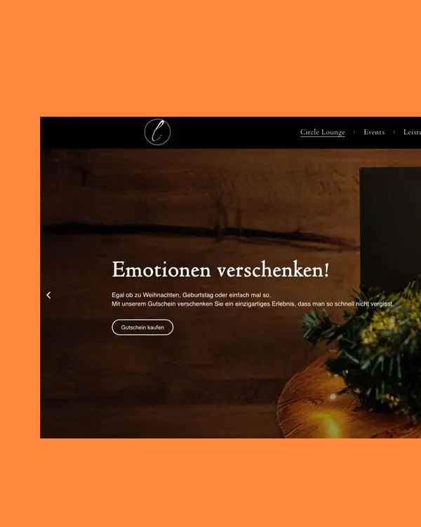 Vorschau der Webseite circle.events