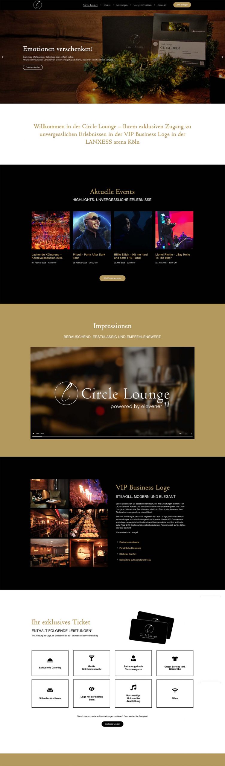 Große Vorschau der Webseite circle.events