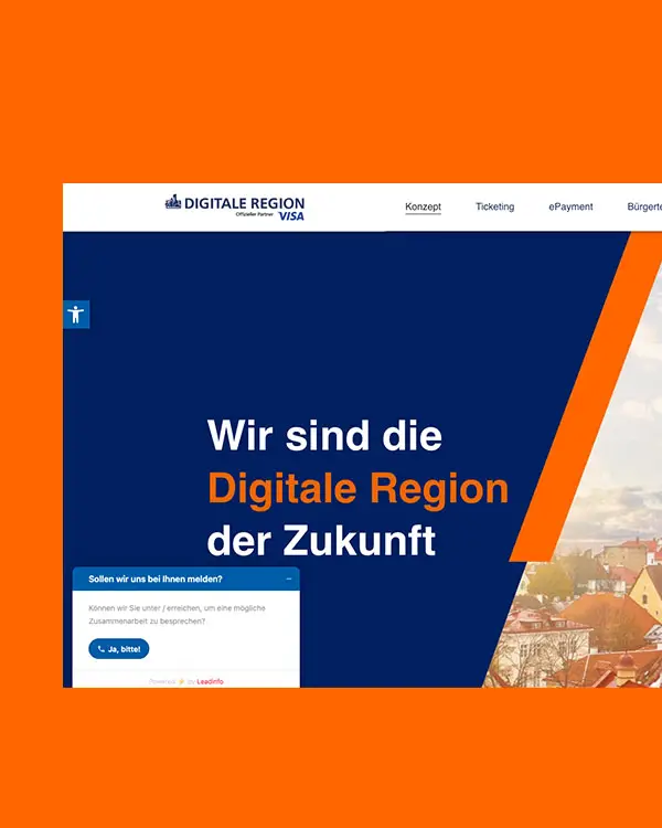 Vorschau der Webseite digitale-region.de
