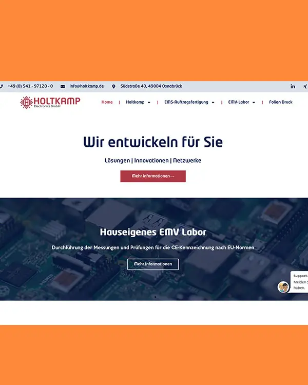 Vorschau der Webseite Holtkamp.de