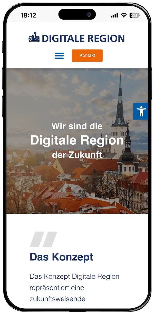 Screenshot von digitale-region.de